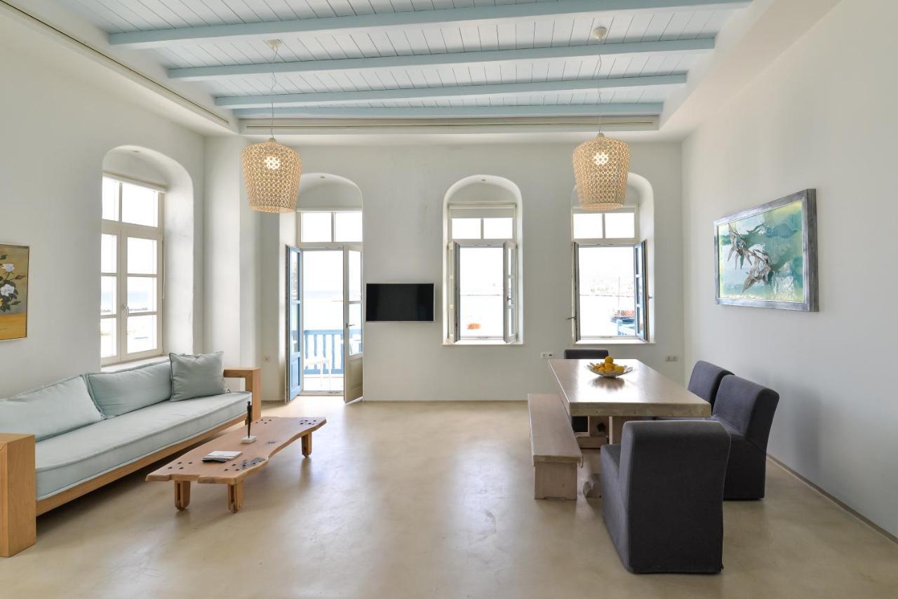 White Memories, Seafront Luxury Apartment Mykonos Mykonos Town Екстер'єр фото