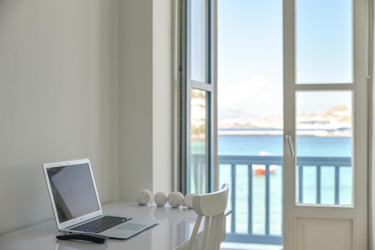 White Memories, Seafront Luxury Apartment Mykonos Mykonos Town Екстер'єр фото
